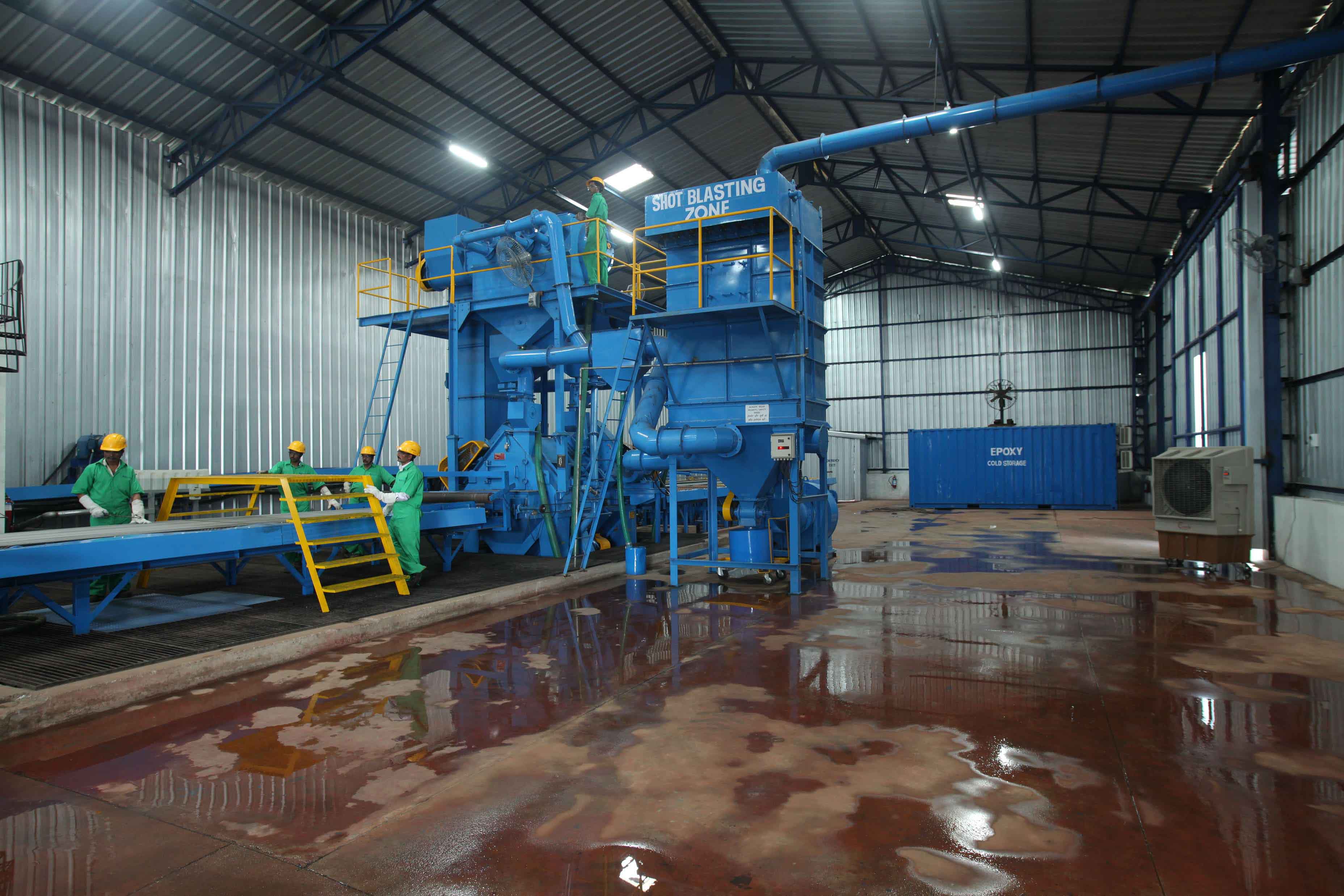 Shot Blasting Zone