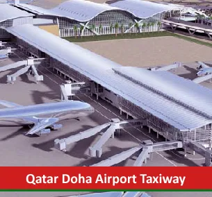 Qatar Doha Airport Taxiway